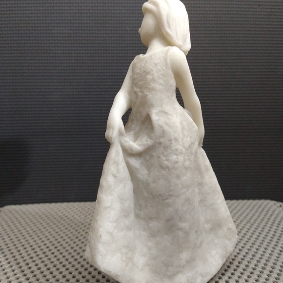 Vintage Stone Girl Figurine - Picture 5 of 8